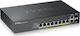 Zyxel GS2220-10HP Managed L2 PoE+ Switch με 8 Θύρες Gigabit (1Gbps) Ethernet και 2 SFP Θύρες