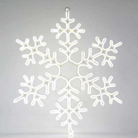 Eurolamp Christmas Plastic Rope Light in Shape Flake White 79x12x12cm
