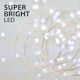 100 Lights LED 15m. White in String 1pcs