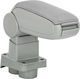 vidaXL Car Fabric Armrest for Volkswagen Polo IV (2001-2005) Gray