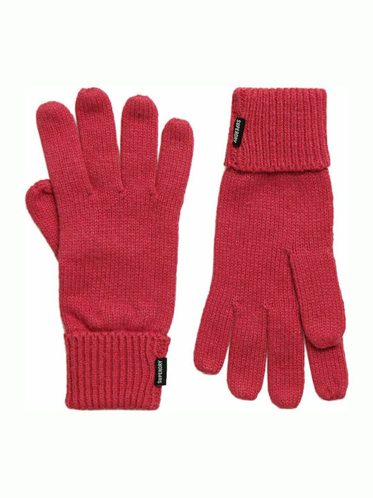 Heritage Ribbed Fenway Pink Γυναικεία Πλεκτά Γάντια