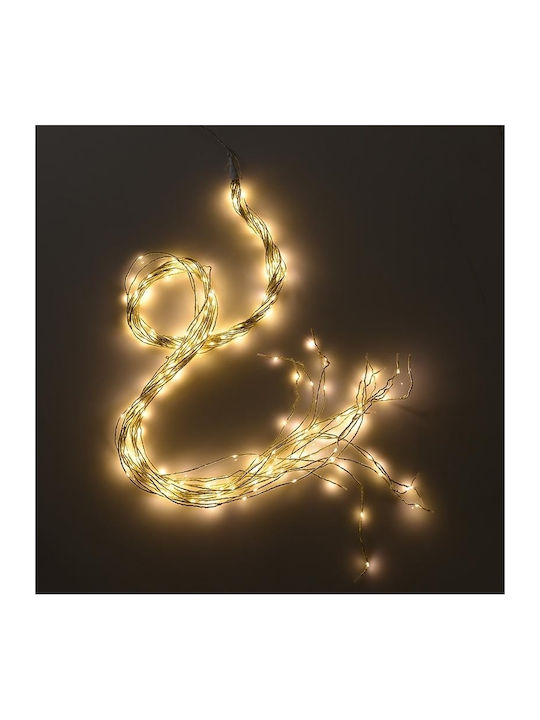 360 Lichterketten LED 2m. Warmes Weiß Typ Oktopus 1Stück
