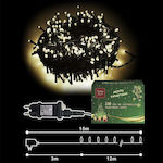 240 Lights LED 15m. Warm White in String 1pcs