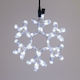 Eurolamp Christmas Plastic Rope Light in Shape Flake White 32x29cm