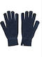 Jack & Jones Navy Μπλε Ανδρικά Πλεκτά Γάντια Αφής