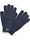 Men's Knitted Touch Gloves Blue