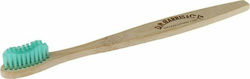 Dr. Harris & Co. Ltd Toothbrush Dark Green Bristle Biodegradable Bamboo Toothbrush Medium Beige