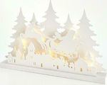 Eurolamp Illuminated Christmas Wooden Figure Sl...