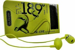 Elmcoei Elmcoei EV189 In-ear Handsfree with 3.5mm Connector Yellow