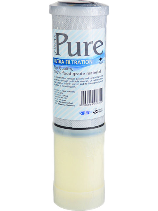 QWaterFilters Countertop and Under Sink Water Filter Replacement made of Activated Carbon 10" Q-Pure 0.01 μm