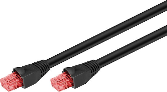Goobay U/UTP Кат.6 (Gigabit) Мрежов Кабел Ethernet Външен 40м Черен