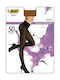 Bic Velvet Women's Pantyhose 50 Den Brown