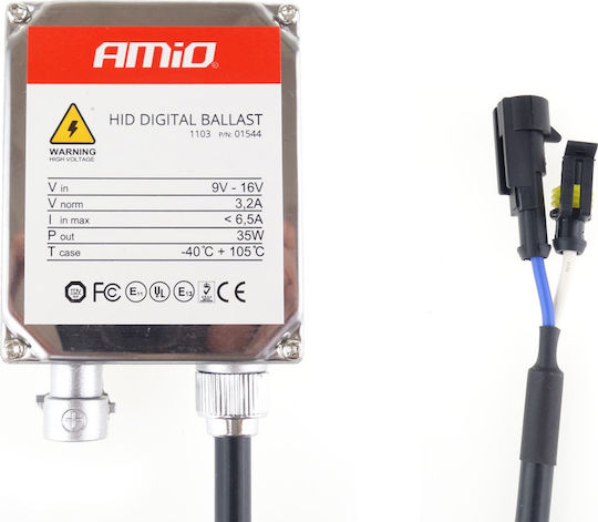 AMiO Μετασχηματιστής Ballast για Φώτα Αυτοκινήτου 12V 35W