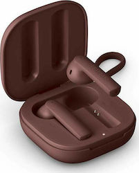 Urbanears Luma Earbud Bluetooth Handsfree Headphone Sweat Resistant and Charging Case Maroon