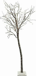 Eurolamp Christmas Decorative Snowy Illuminated Wood Tree Natural Appearance 250cm IP20 Electric White