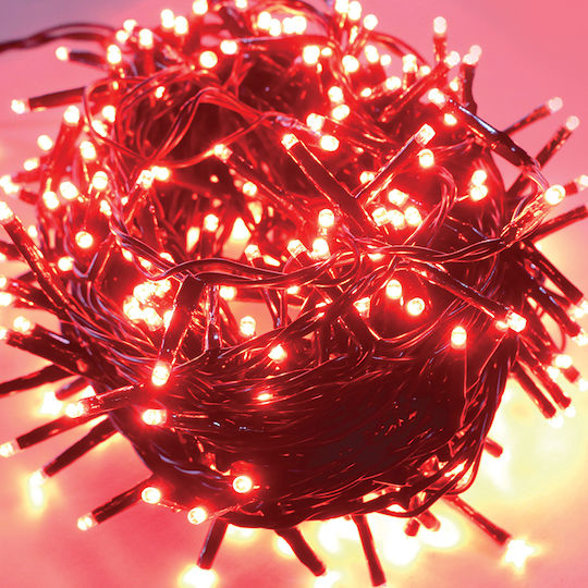 100 Lights LED 5m. Red in String 1pcs