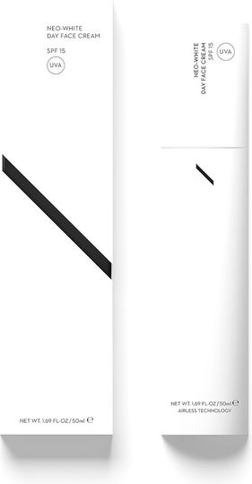 Neoderma Neo-White Κρέμα Προσώπου Ημέρας με SPF15 για Ενυδάτωση & Πανάδες με Βιταμίνη C 50ml