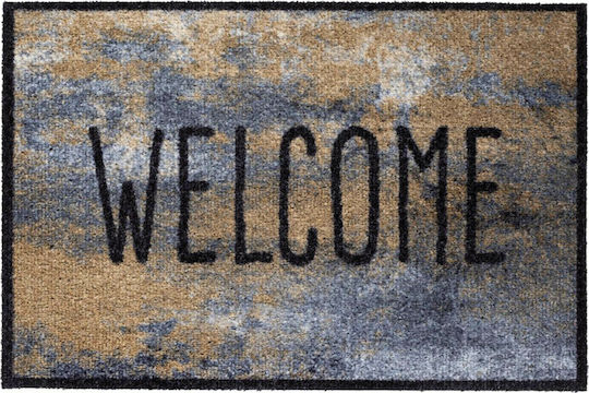 Sdim Entrance Mat Carpet with Anti-slip Backing 005 Stone Welcome 50x75cm Thickness 7mm