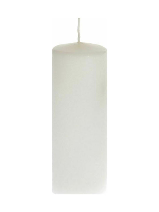 Iliadis Decorative Candle White 227gr 1pcs