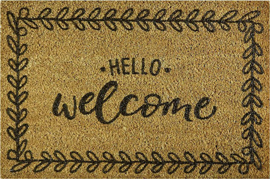 Sdim Doormat from Coconut Tree Finesse 475 Hello Welcome 40x60cm 465-4060-475 Hello Welcome