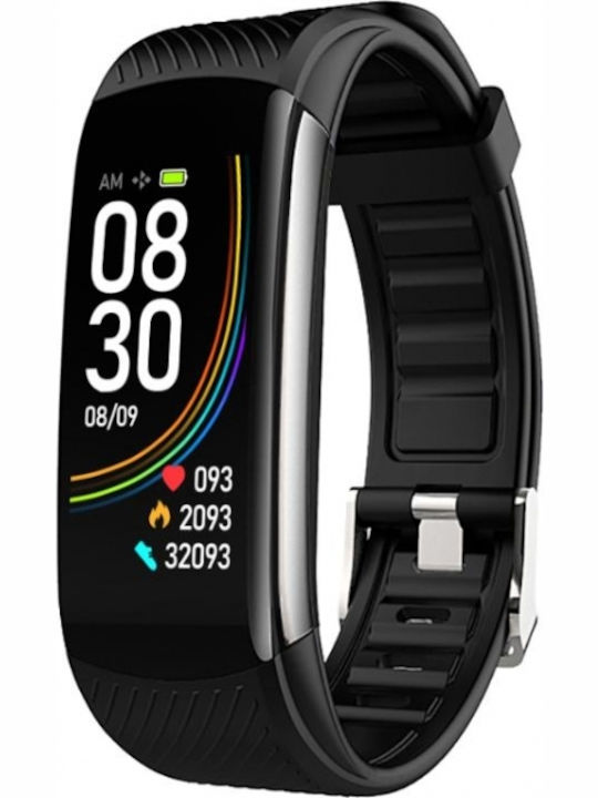 Naxius SB-21 Activity Tracker with Heat Rate Monitor Black