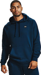 Under Armour Rival Herren Sweatshirt Jacke mit Kapuze und Taschen Navy