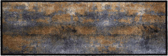 Sdim 004 Rust Kitchen Mat Runner with Anti-slip Underlay Brown 50x150εκ.