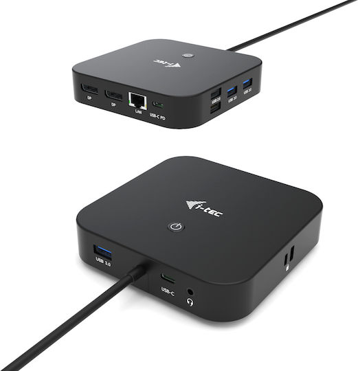 i-tec USB-C Dual Display Docking Station with Power Delivery 100 W