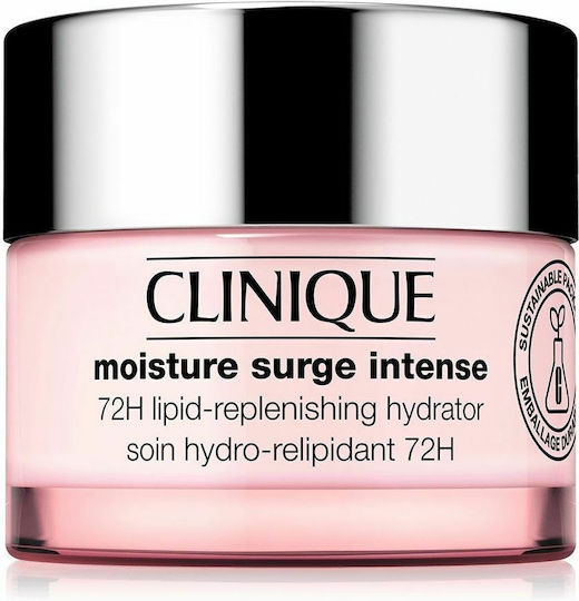 Clinique Moisture Surge Intense Gel-Cremă Rich de Regenerare a Lipidelor 72h Hidratantă și Reconstructivă pentru Față cu Acid Hialuronic și Aloe Vera 30ml