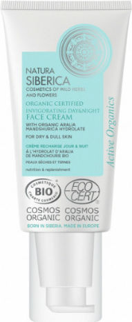 Natura Siberica Organic Certified Invigorating 24h Cream Face 50ml