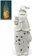 Illuminated Santa Claus White 31x11.2x9.2cm