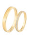 Maschio Femmina Famous In Love Wedding Rings 14K
