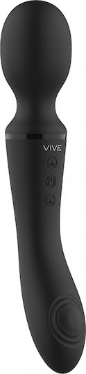 Vive Enora Δονητής Μασάζ 22cm Black