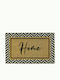 Sdim Entrance Mat made of Coir with Anti-slip Backing Freestyle XL 460 Home Herringbone 50x80cm Thickness 17mm