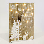 Eurolamp Illuminated Christmas Wooden Figure Fr...