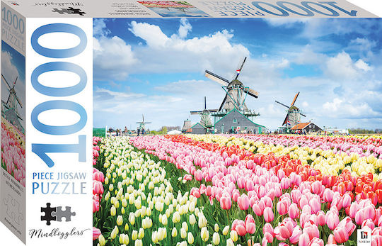 Puzzle Dutch Windmills Holland Netherlands 2D 1000 Κομμάτια