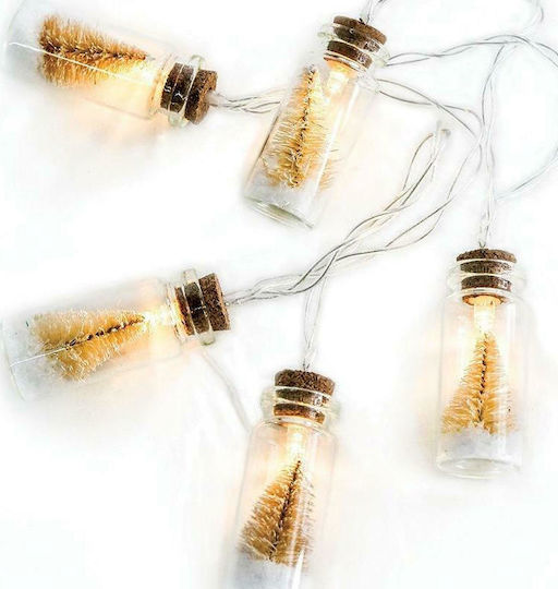 10 Λαμπάκια LED 1.35μ. Μπαταρίας σε Σειρά