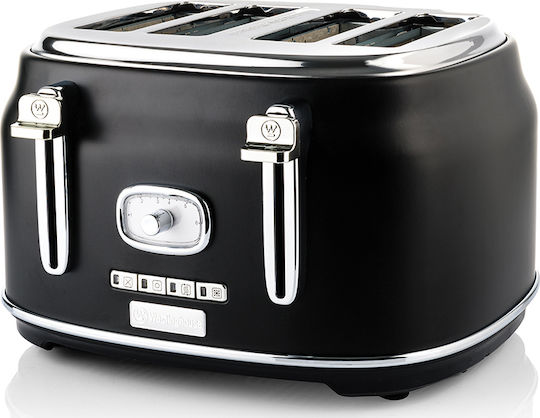 Westinghouse Toaster 4 Slots 1750W Black