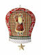 Iliadis Weihnachtliche Metallisch Figur Glocke Rot Glocke Rot Höhe 30cm
