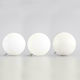 Hanging Ball Ornament Ornament Plastic White 10cm Set 6pcs