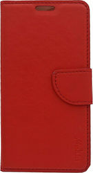 Synthetic Leather Book Red (Redmi 9A / 9AT)