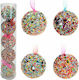 Hängendes Kugel Ornament Ornament Kunststoff Mehrfarbig 8cm Set 5Stück