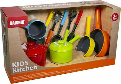 Plastic Kids Cooking Tools Σετ Κατσαρόλες Εμαγιέ & Αξεσουάρ for 3+ years