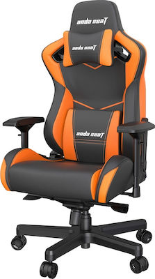Anda Seat AD12XL Kaiser II Gaming Stuhl mit verstellbaren Armlehnen Black / Orange