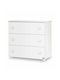 Eco Plus Baby Dresser with 3 Drawers White 94x50x92cm