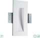 Viokef Aster Rectangle Plaster Recessed Spot with Integrated LED and Warm White Light 1W 75lm White 11x25cm. 1pcs