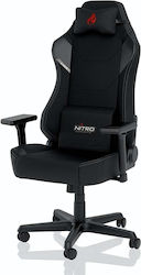 Nitro Concepts X1000 Υφασμάτινη Καρέκλα Gaming με Ρυθμιζόμενα Μπράτσα Stealth Black