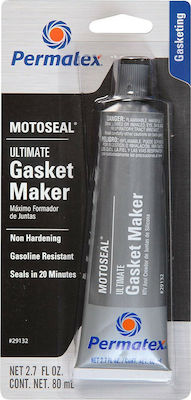 Permatex Gasket Maker Υγρό Φλαντζόκολλας Υψηλής Θερμοκρασίας Γκρι 80ml