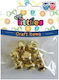 The Littlies Metallic Decorative Bell for DIY Crafts Gold
