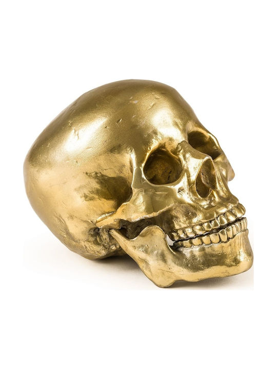 Seletti Διακοσμητικό Χώρου Wunderkammer Human Skull από Αλουμίνιο